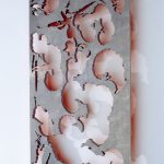 "botanisiern 35" - 2004 / oil based paint, aluminum / 65 x 35 x 2 cm