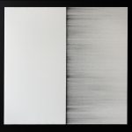 "jiba 962" - 2010 / magnet, iron turnings on canvas / framed 82.5 x 85.5 x 5 cm
