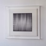 "jiba 984" - 2009 / magnet, iron turnings on canvas / framed 97 x 101.5 x 8.5 cm