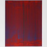 "jiba he ob 1" - 2009 / magnet, iron turnings on canvas / framed 65 x 55 x 4.5 cm