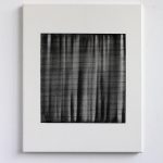 "jiba hh 2" - 2009 / magnet, iron turnings on canvas / framed 75 x 65 x 4.5 cm