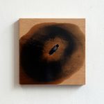 "jiba ki 7" - 2013 / magnet, pigment, lack, oil on wood / 20 x 20 x 4.5 cm