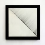 "jiba kr 1" - 2011 / magnet, acrylic, iron turnings on canvas / framed 72 x 72 x 5 cm