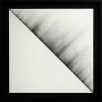 "jiba kr 4" - 2011 / magnet, acrylic, iron turnings on canvas / framed 72 x 72 x 5 cm