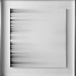 "jiba n 1" - 2011 / magnet, iron turnings on canvas / framed 84 x 81 x 5.5 cm