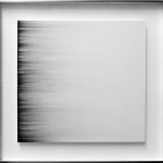 "jiba n 2" - 2011 / magnet, iron turnings on canvas / framed 84 x 81 x 5.5 cm