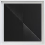 "jiba tb kr 1" - 2011 / magnet, acrylic, iron turnings on canvas / framed 72 x 72 x 5 cm